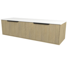 Elwood Dockland 1500mm Artic White Wall Hung Double Vanity Unit